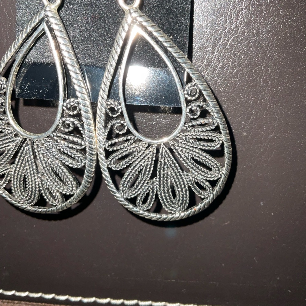 Earrings, premier Designs Rumba silver plated fashion earrings - Picture 6 of 8